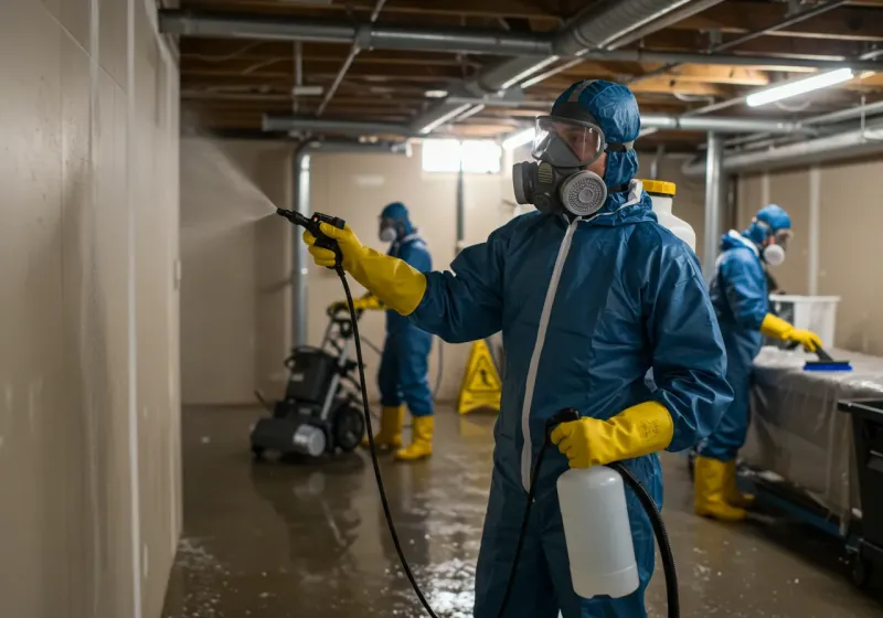 Basement Sanitization and Antimicrobial Treatment process in Perryton, TX
